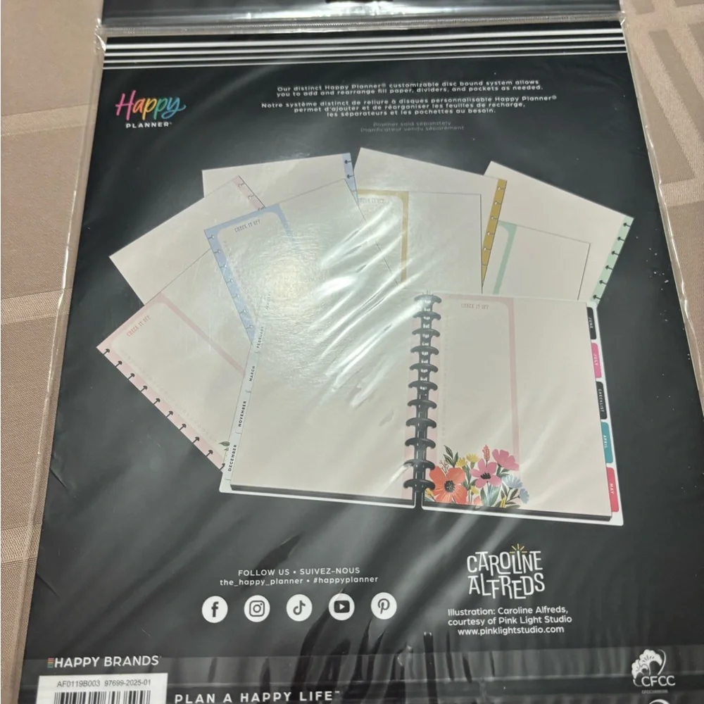 Happy Planner Colorful Fill Paper Set